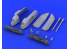 Eduard kit d'amelioration avion brassin 648246 Cannon pods Bf 109 Eduard 1/48