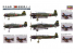 Hasegawa maquette avion 72156 set d'avions pour IJN porte avions de la flotte Japonaise 1/450