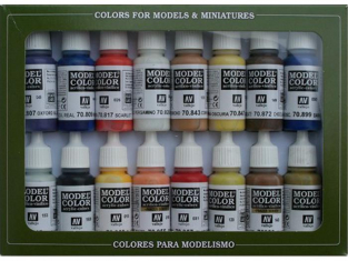 Vallejo Set Model Color 70147 Coloniale Americaine 16 x 17ml