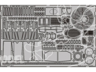 EDUARD photodecoupe 32271 Exterieur F-16I SUFA 1/32