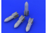 Eduard kit d'amelioration brassin 672113 Bombes Allemandes SC 250 WWII 1/72