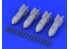 Eduard kit d'amelioration brassin 672113 Bombes Allemandes SC 250 WWII 1/72