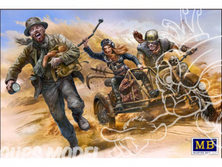 Master Box maquette figurines 35140 LE CLAN DES CRANES ATTRAPEZ CE VOLEUR SERIE DESERT POST-APOCALYPSE 1/35