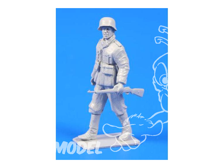 CMK Personnage resine F48303 SOLDAT ALLEMAND WWII Avec FUSIL MAUSER 98 1/48