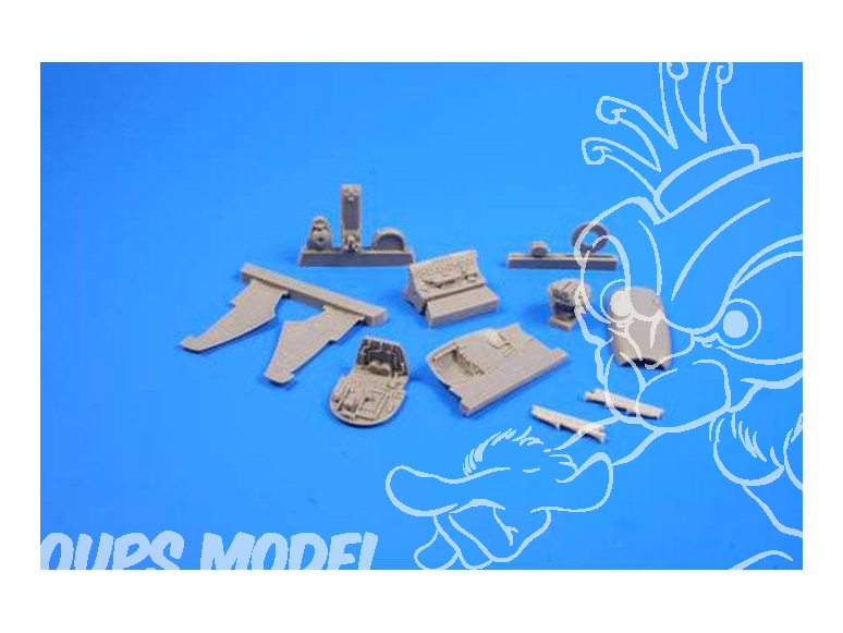 Cmk kit d'amelioration 4324 SPITFIRE Mk. Vb SET MOTEUR pour kit airfix 1/48