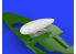 Eduard kit d'amelioration avion brassin 648265 Reservoirs externes de carburant Bf 109G Eduard 1/48