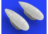 Eduard kit d'amelioration avion brassin 648265 Reservoirs externes de carburant Bf 109G Eduard 1/48