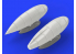 Eduard kit d'amelioration avion brassin 648265 Reservoirs externes de carburant Bf 109G Eduard 1/48