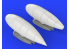 Eduard kit d'amelioration avion brassin 648265 Reservoirs externes de carburant Bf 109G Eduard 1/48