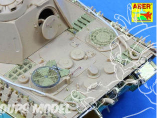 Aber 48A29 Grilles pour Sd.Kfz.171 Panther Ausf.G late model 1/48