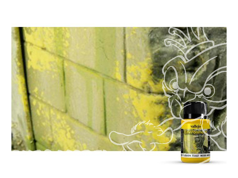 Vallejo Environment Acrylique 73827 Mousses et Lichens 40ml