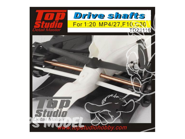 Top Studio amélioration TD23116 Arbres de transmission pour MP4/27 F10 C30 1/20