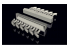 Cmk kit d'amelioration Q32239 TEMPEST Mk.V/VI SET PIPES D’ÉCHAPPEMENT 1/32