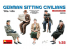 Mini Art personnages militaires 38006 5 Passagers assis année 30 a 40 1/35