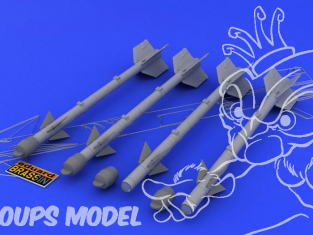 Eduard kit d'amelioration brassin 648028 AIM-9B Sidewinder 1/48