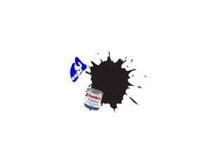 HUMBROL Peinture enamel 021 Noir brillant