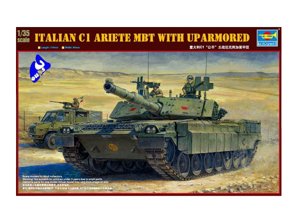 Trumpeter maquette militaire 00394 CHAR C1 "ARIETE" 1/35