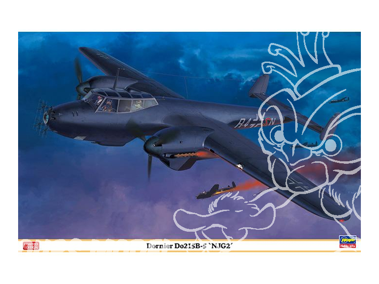 Hasegawa maquette avion 07433 Dornier Do215B-5 NJG2 1/48
