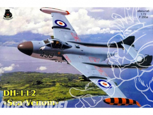 Iom maquete avion F295a DH-112 Sea Venom (ex-Frog) 1/72