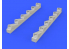 Eduard kit d'amelioration avion brassin 648281 Pipes d'échappement Macchi MC.202 Hasegawa 1/48