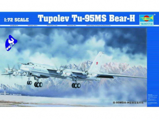 Trumpeter maquette avion 01601 TUPOLEV Tu-95 MS Bear-H 1/72