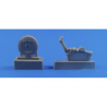 Cmk kit d'amelioration Q32244 TEMPEST/TYPHOON ROUE DE QUEUE Avec JAMBE RENFORC&Eacute;E 1/32