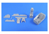 Cmk kit d'amelioration 4347 BAC LIGHTNING F1/F1A - SET COCKPIT 1/48