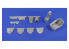 Cmk kit d'amelioration 4350 BAC LIGHTNING F2/F2A/F3/F6 - SET COCKPIT 1/48
