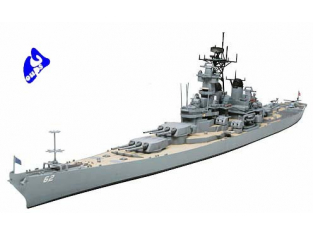 TAMIYA maquette bateau 31614 US Navy Battleship New Jersey 1/700