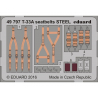EDUARD photodecoupe avion 49797 Harnais m&eacute;tal T-33A Great Wall Hobby 1/48