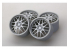 HOBBY DESIGN AMELIORATION 03-0302 4 jantes en resine 18' BBS RS-GT 1/18