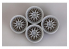 HOBBY DESIGN AMELIORATION 03-0352 4 jantes resine 19' BBS LM 1/18