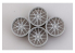 HOBBY DESIGN 03-0295 4 jante resine 18" Rays G27 1/24