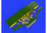 Eduard kit d'amelioration avion brassin 648278 Undercarriage Bay Macchi MC.202 Hasegawa - Eduard 1/48