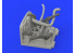 Eduard kit d'amelioration avion brassin 648278 Undercarriage Bay Macchi MC.202 Hasegawa - Eduard 1/48