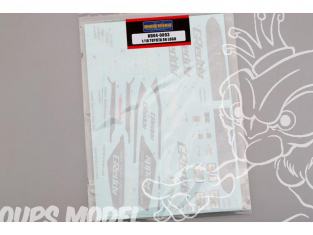 HOBBY DESIGN decal 04-0093 Decalques Toyota 86 1/18