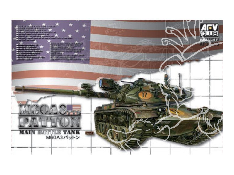 Afv club vehicule militaire 35249 US M60A3 TTS PATTON CHAR MOYEN US ARMY 1985 1/35