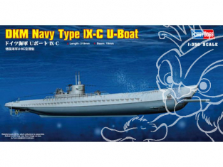 hobby Boss maquettes sous marin 83508 DKM Navy type IX-C U-Boat 1/350