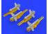 Eduard kit d'amelioration brassin 672144 Missiles Falanga 9M17P Eduard / Zvezda 1/72