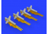 Eduard kit d'amelioration brassin 672144 Missiles Falanga 9M17P Eduard / Zvezda 1/72