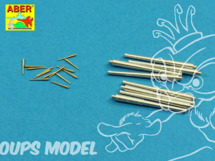 Aber 400L09 Futs de canon Hood Royal Navy Battleships 1/400