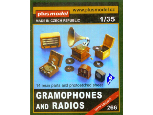 Plus Model 266 Set de GRAMOPHONES ET POSTES DE RADIO 1/35