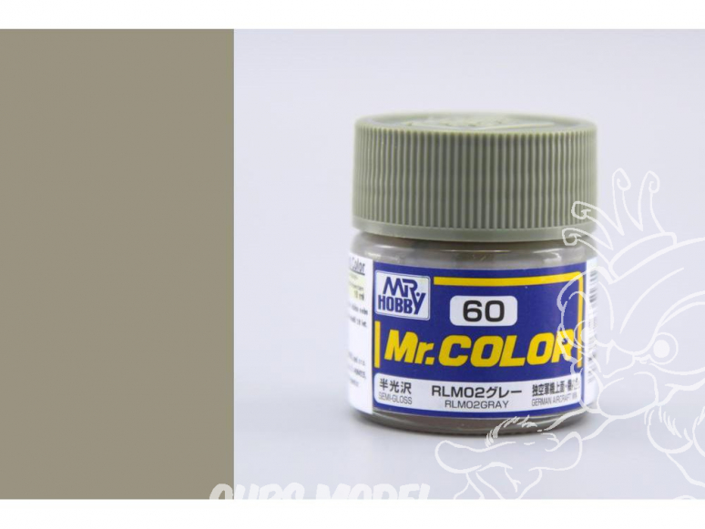 peinture maquette Mr Color C060 Gris RLM02 satiné 10ml