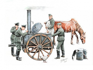 Riich Models maquette militaire 35045 CUISINE DE CAMPAGNE ALLEMANDE AVEC SOLDATS 1/35