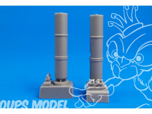 Cmk kit d'amelioration 4358 BOMBES BRITANNIQUES ANTI-SOUS MARINES de 250lb Mk VIII WWII 1/48