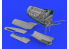 Eduard kit d'amelioration brassin 632090 Moteurs Mosquito FB Mk.VI Tamiya 1/32