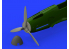 Eduard kit d'amelioration avion brassin 648289 Helice Bf 109F Debut de production Eduard 1/48