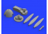 Eduard kit d'amelioration avion brassin 648289 Helice Bf 109F Debut de production Eduard 1/48