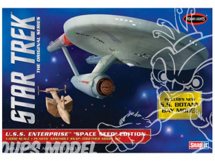 Polar Lights maquette 908 Star Trek TOS USS Enterprise Space Seed Edition Snap 1/1000
