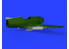 Eduard kit d'amelioration avion brassin 648291 Volets d'atterrissage Bf 109F Eduard 1/48